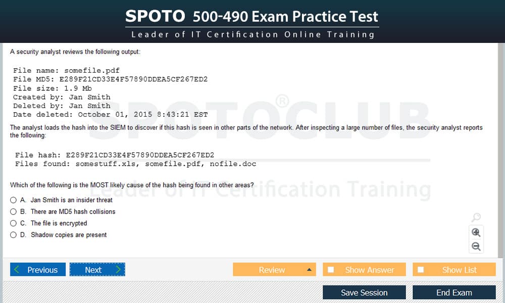 500-490 Latest Exam Practice